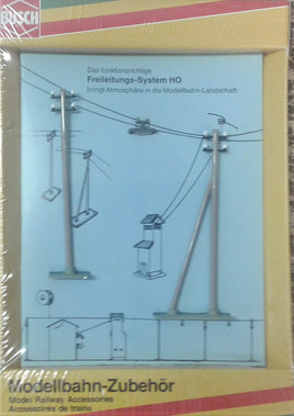 Busch # 5502 - Masts with Hanging Light - HO Scale