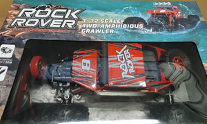 RC-PRO - ROCK ROVER - RED - 1/12 SCALE 4WD AMPHIBIOUS CRAWLER