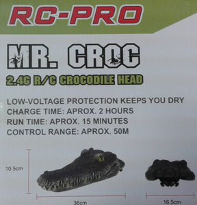 RC-PRO - MR. CROC - 2.4G R/C CROCODILE HEAD