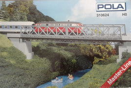 POLA # 310624 - BOX-GIRDER BRIDGE WITH BRIDGE HEAD - HO SCALE KIT