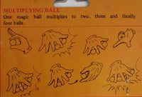 CHU'S MAGIC TRICKS  - MULTIPLYING BALL - VINTAGE MAGIC TRICK