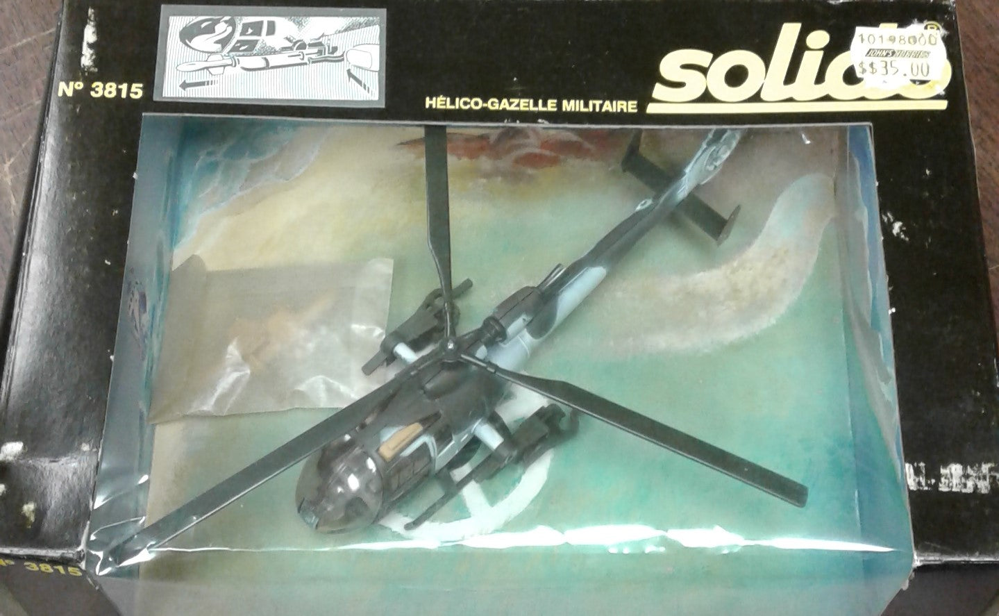 SOLIDO 3815 - MILITARY HELICOPTER - 1:43 SCALE DIE-CAST METAL