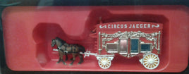 PREISER # 22156 -  MIRROR BANDWAGON WITH 2 HORSES - CIRCUS JAEGER