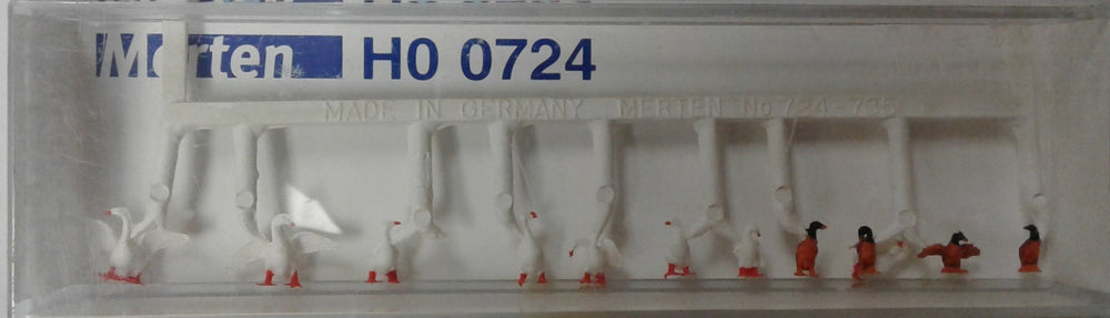 MERTEN HO 0724 - GEESE AND DUCKS - 1:87 SCALE