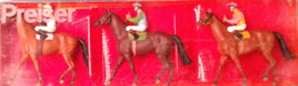 PREISER 10303 - JOCKEYS ON HORSES  - 1:87/HO SCALE