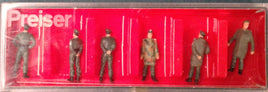 PREISER # 10228 - BGS OFFICIALS IN SERVICE UNIFORM - 1:87/HO SCALE