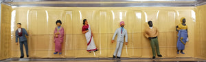 PREISER 8802  - "AROUND THE WORLD" VINTAGE - 1:100 SCALE PLASTIC MODEL FIGURES