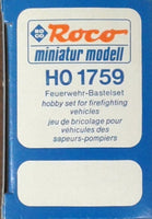 ROCO # 1759  - HOBBY SET FOR FIREFIGHTING VEHICLES - HO SCALE