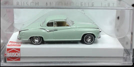 BUSCH 43100 - BORGWARD ISABELLA COUPE - GREEN  - 1:87 SCALE - PLASTIC MODEL VEHICLE