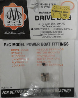 OCTURA -OC6D - DRIVE DOG - HARDENED STEEL PLATED