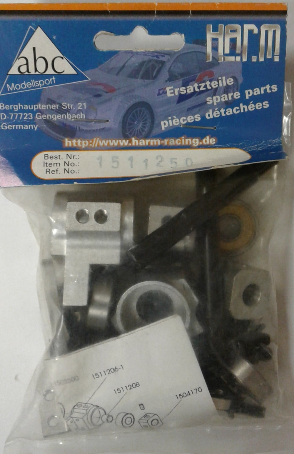 HARM - 1511250 - PARTS FOR SX-3, HARM STREET AND OTHER EARLY MODELS