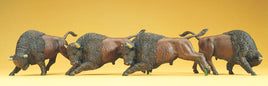 PREISER # 20391 - BUFFALOS  - 1:87/HO SCALE