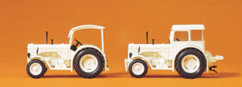 PREISER #24679 - HANOMAG R 55, WHITE/2 PC. HO SCALE, PLASTIC KIT