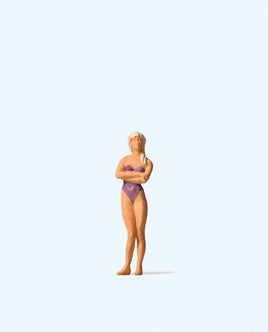 PREISER # 28071 - 'FEMALE BATHER STANDING' - 1:87/HO SCALE