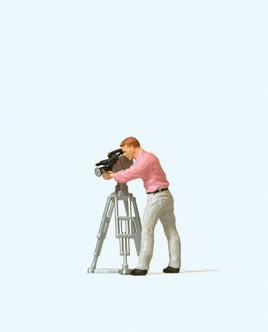 PREISER # 28086 - 'CAMERA MAN' - 1:87/HO SCALE