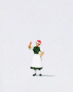 PREISER # 29021 - 'WOMAN IN GERMAN NATIONAL COSTUME OF GUTACHTAL AREA' - 1:87/HO SCALE