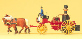 PREISER # 30428 - STEAM FIRE ENGINE FROM AROUND 1900 - HO SCALE