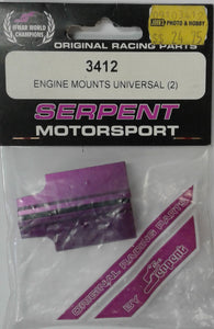 SERPENT # 3412 - ENGINE MOUNTS UNIVERSAL (2)