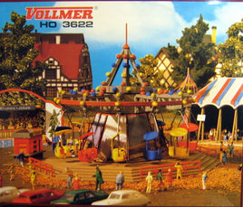 VOLLMER 3622 - FUN FAIR RIDE - "ROUNDABOUT" - HO SCALE MODEL KIT