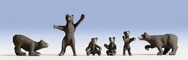 NOCH 36770 - BEARS - N SCALE PLASTIC MODEL FIGURES