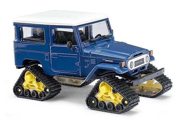 BUSCH 43038 - TOYOTA LAND CRUISER WITH TRACK DRIVE - 1:87 SCALE - PLASTIC MODEL VEHICLE