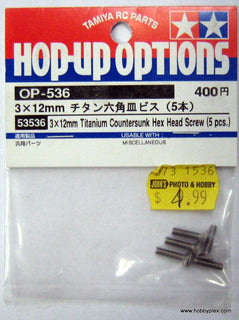 TAMIYA 53536 - HEX HEAD SCREWS