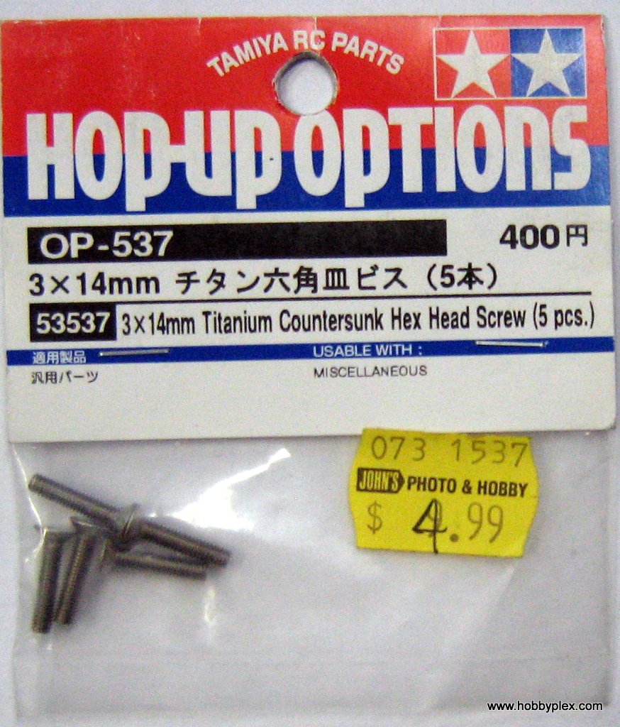 TAMIYA 53537 - HEX HEAD SCREWS