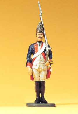 PREISER # 54127 - PRUSSIAN FUSILIER, GUN SHOULDERED - 1:24 SCALE