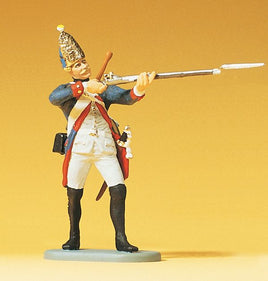 PREISER # 54149 - PRUSSIAN GRENADIER, SHOOTING -  1:24 SCALE