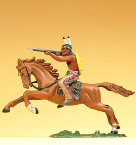 PREISER # 54651 - RIDING WITH GUN - 1:25 SCALE ELASTOLIN FIGURE