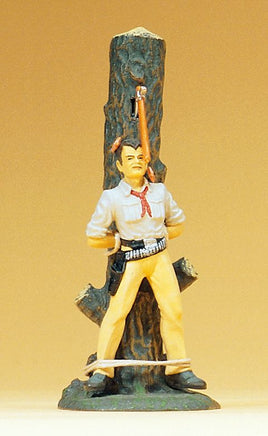 PREISER # 54800 - AT THE STAKE - 1:25 SCALE ELASTOLIN MODEL