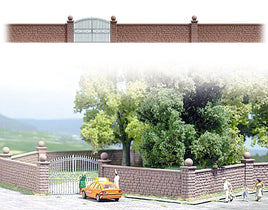 Busch 6014 - Wall and Gate - HO scale