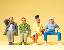 PREISER # 63088 - 1:32 SCALE FIGURES - SEATED TRAVELLERS