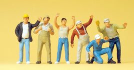 PREISER # 65319 -1:43 SCALE PLASTIC MODEL FIGURES - TRUCKERS