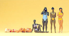 PREISER # 65328 -1:43 SCALE PLASTIC MODEL FIGURES - 'BATHERS'