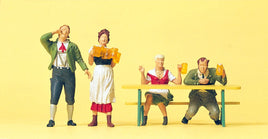 PREISER # 65345 - 'IN THE BEER GARDEN' - 1:43 SCALE FIGURES