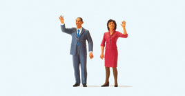 PREISER # 65360 -1:43 SCALE PLASTIC MODEL FIGURES - THE OBAMAS