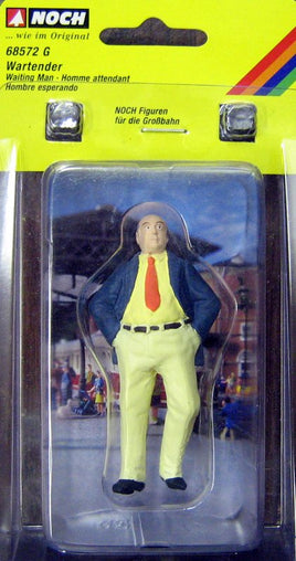 NOCH # 68572 - G SCALE FIGURE "WAITING MAN"