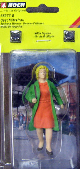 NOCH # 68573 - G SCALE FIGURE "BUSINESS WOMAN"