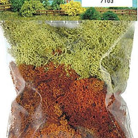 Busch 7103 -  Reindeer Moss/Lichen - 2 colours - Yellow and Brown