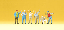 PREISER 75009  - "WORKERS" - 1:120 'TT' SCALE PLASTIC MODEL FIGURES