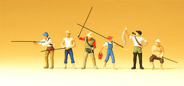 PREISER 75022 - "FISHERMEN" - 1:120 'TT' SCALE PLASTIC MODEL FIGURES