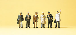 PREISER 75023 - "BUSINESS MEN" - 1:120 'TT' SCALE PLASTIC MODEL FIGURES