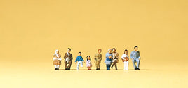 PREISER # 79124 - SEATED PASSENGERS - N SCALE FIGURES