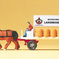 PREISER # 79478 - BEER WAGON - 1:160 SCALE