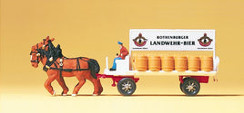 PREISER # 79478 - BEER WAGON - 1:160 SCALE
