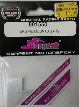 SERPENT # 801550 - ENGINE MOUNTS SX-12