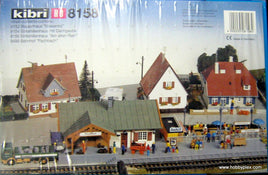 KIBRI # 8158 - STATION WITH RURAL HOUSES - HO Scale