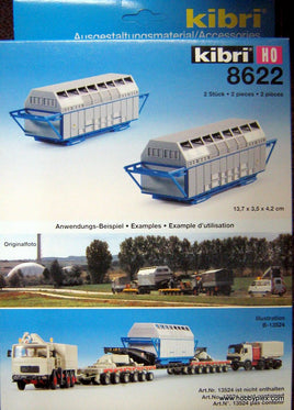 KIBRI # 8622 - "ATOMIC WASTE CONTAINERS" - HO Scale