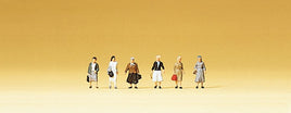 PREISER # 88531 - FEMALE COMMUTERS  - 1:220 SCALE (Z)